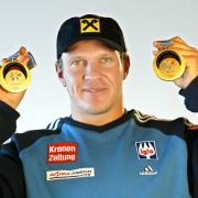 Hermann Maier, Olympiasieger Super G, Riesenslalom, Nagano
