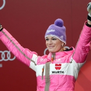 Maria Höfl Riesch, Olympiasiegerin Kombination, Silber Super G, Sotschi